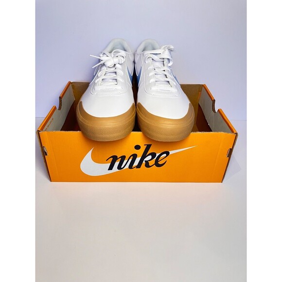 Nike Men\'s Court Shot Tennis Lifestyle Shoes White Gum Psychic Blue Size 10 NEW main image 6